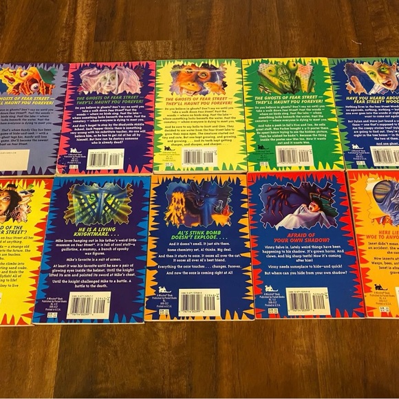 GHOSTS OF FEAR STREET Lot This Series ONLY Chapter Books #1-10 R. L. Stine RL - Picture 3 of 4